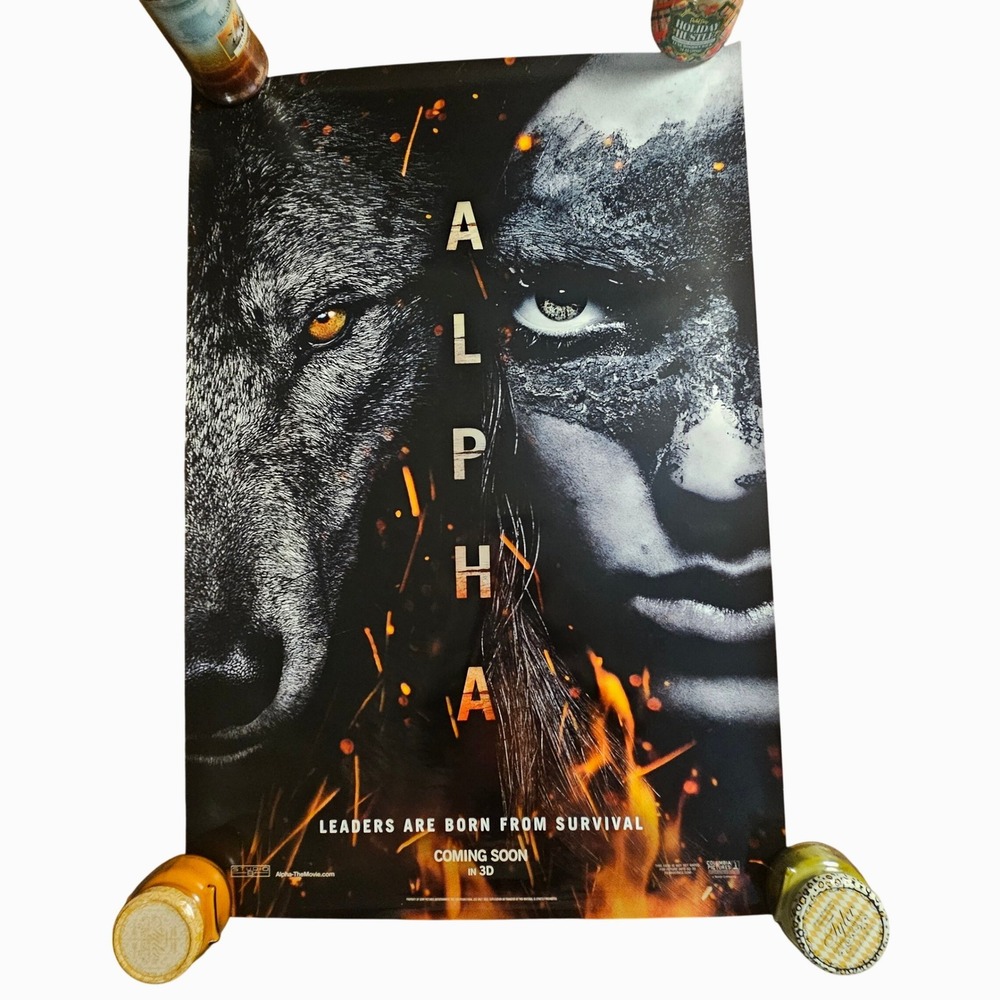 Alpha 2017 Original Double Sided Promo Movie Poster 27x40 Kodi Smit-McPhee Quest